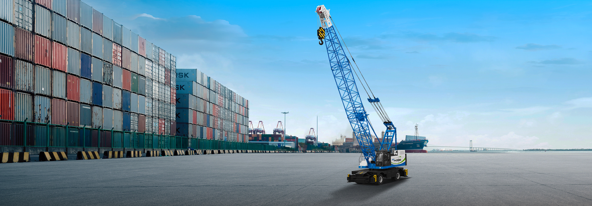 纯电动港口轮胎起重机